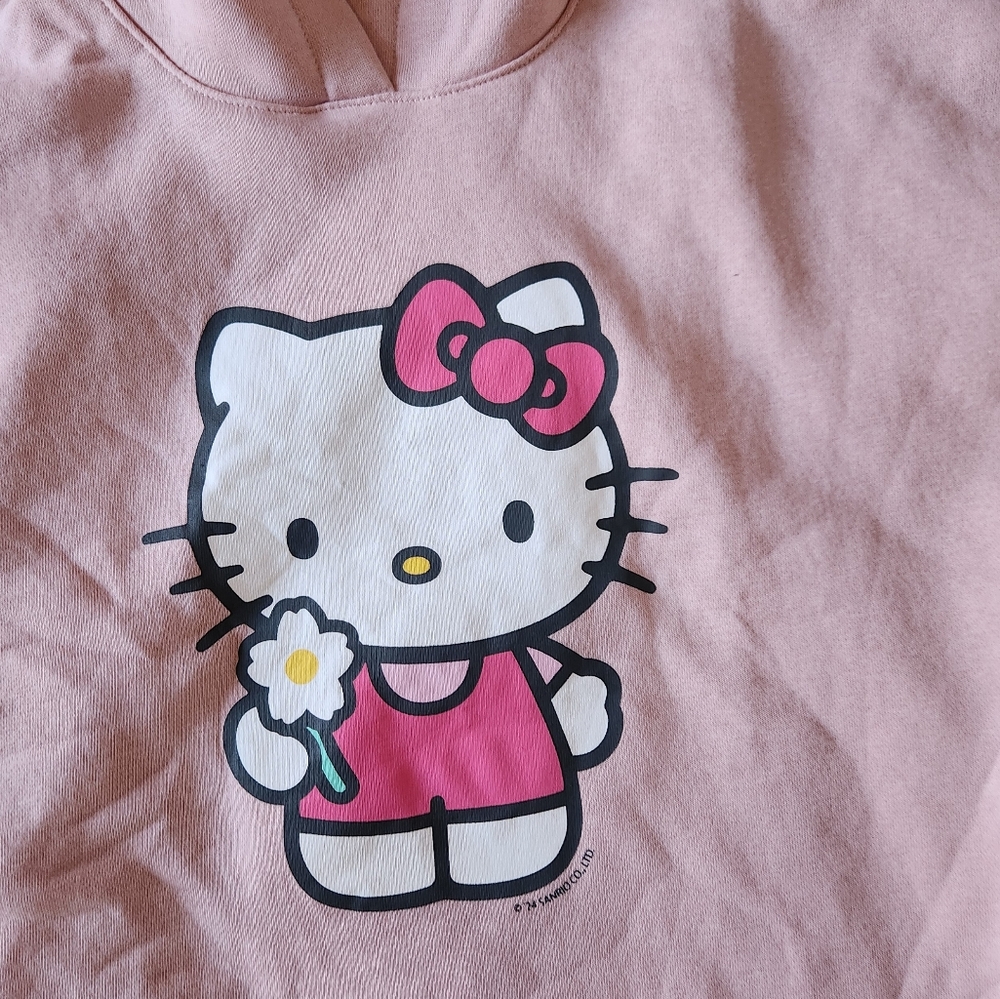 GAP girls pink hello kitty sweatshirt, brand new with tags XXL 14-16 - Picture 2 of 6